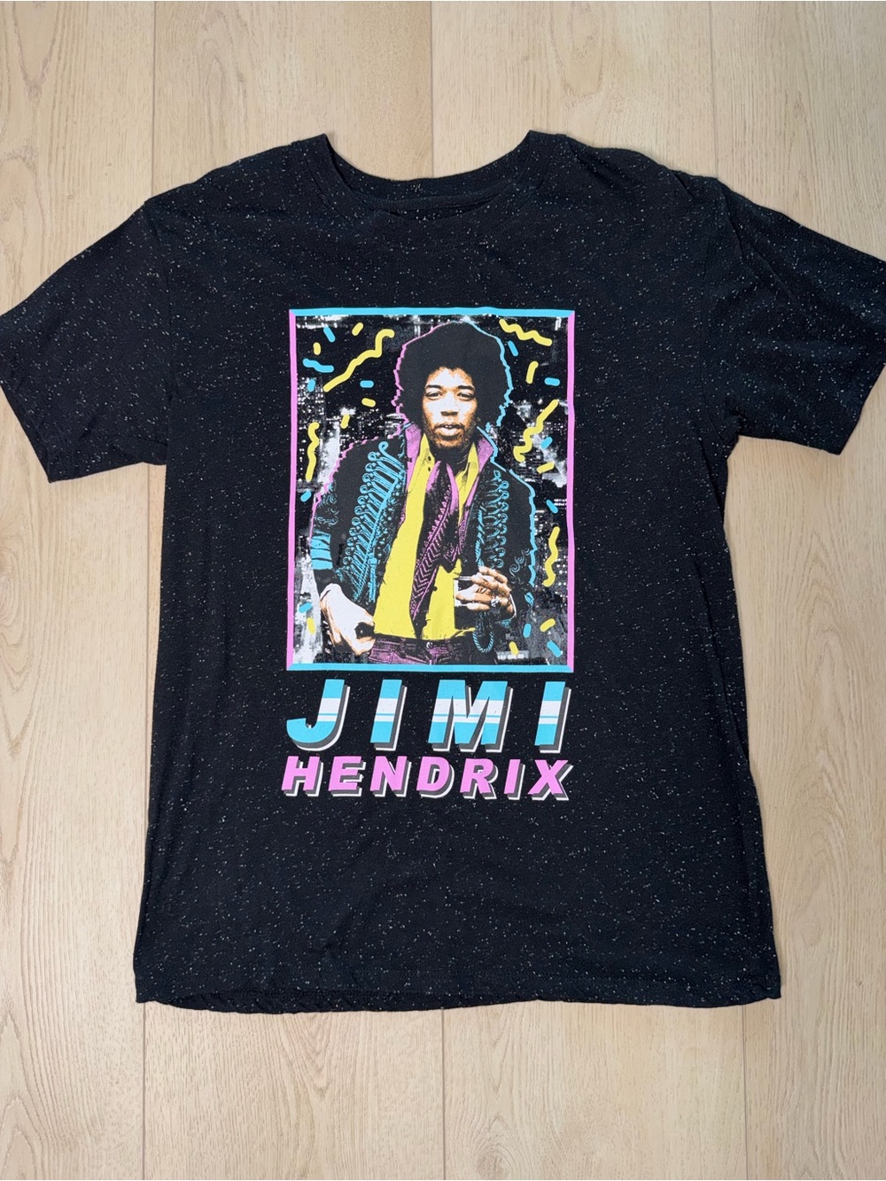 Jimi Hendrix Black Graphic Tee Size Small